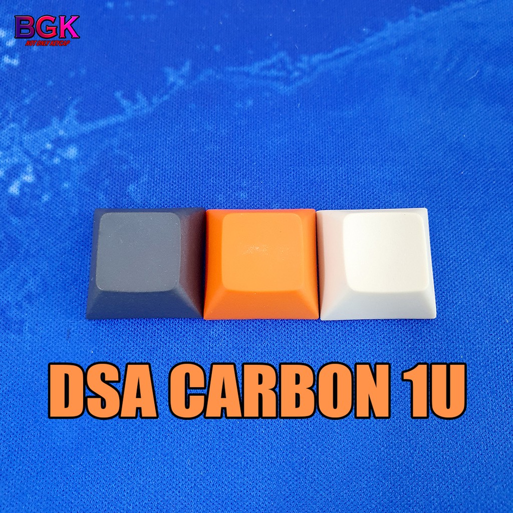 Keycap DSA Blank trống 1U Lẻ Chất liệu PBT Màu Carbon không có ký tự