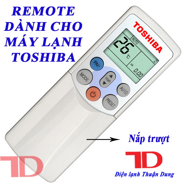 Remote máy lạnh, điều khiển dành cho máy lạnh Toshiba