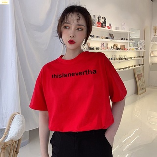 Áo Thun Tay Lỡ In Nhiệt Thisisnever form Unisex nam nữ phong cách Ulzzang