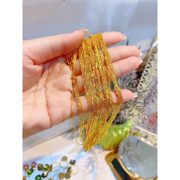 Dây chuyền vàng  sợi mảnh