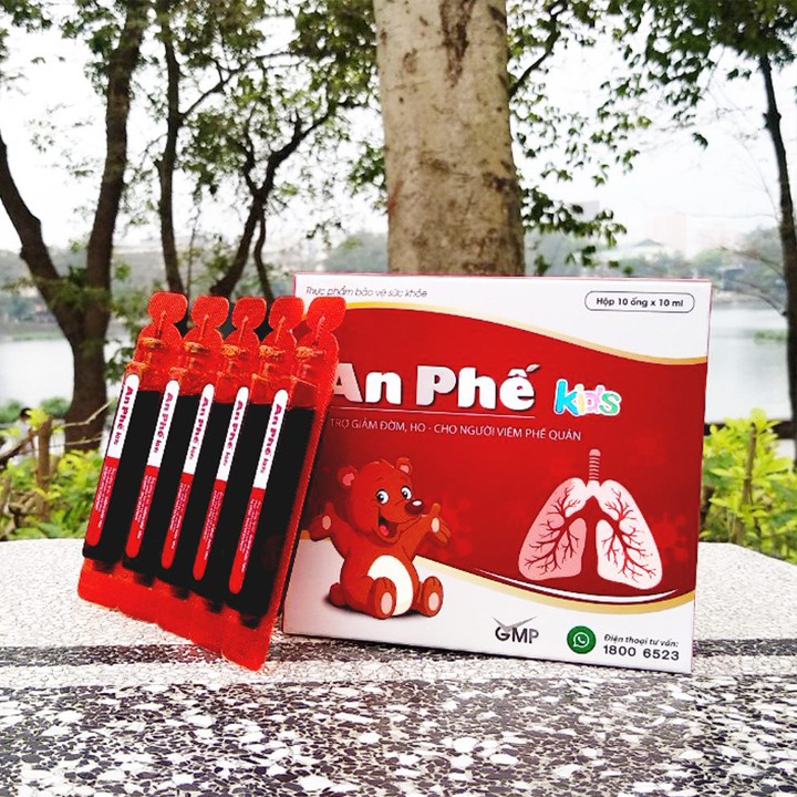 An Phế Kids - giảm ho đờm khò khè, viêm phế quản trẻ em