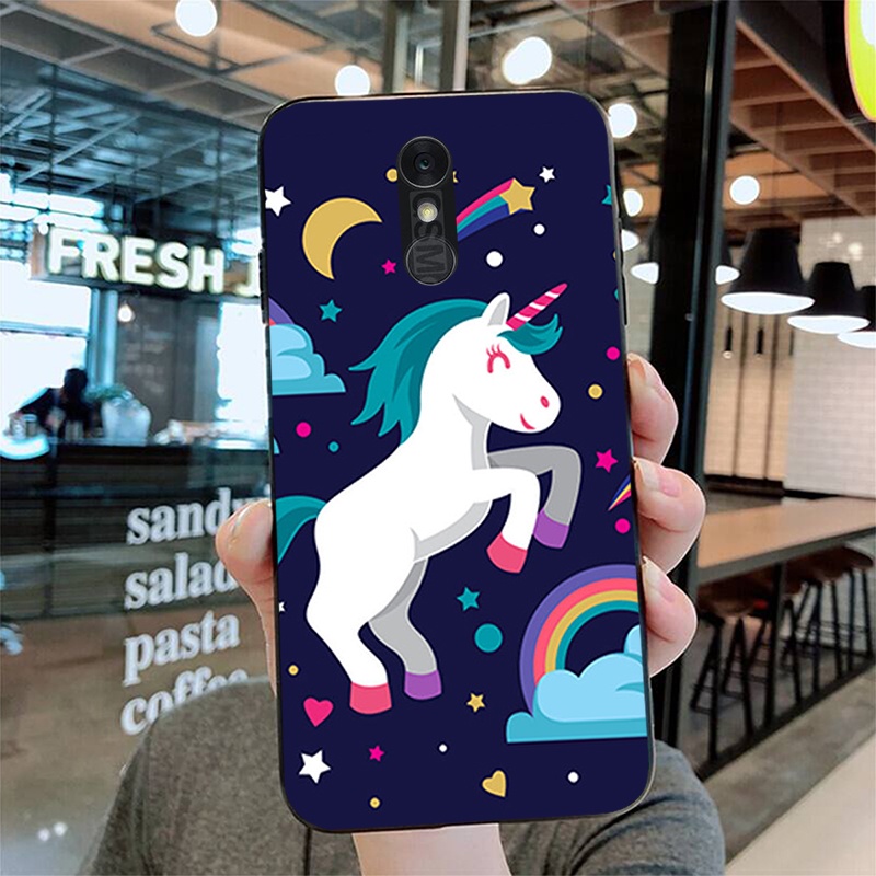 Ốp Lưng Silicon In Hình Thỏ Cony Dễ Thương Cho LG Q7 Q8 2017 2018 Q9 2018 LG Q7 Plus