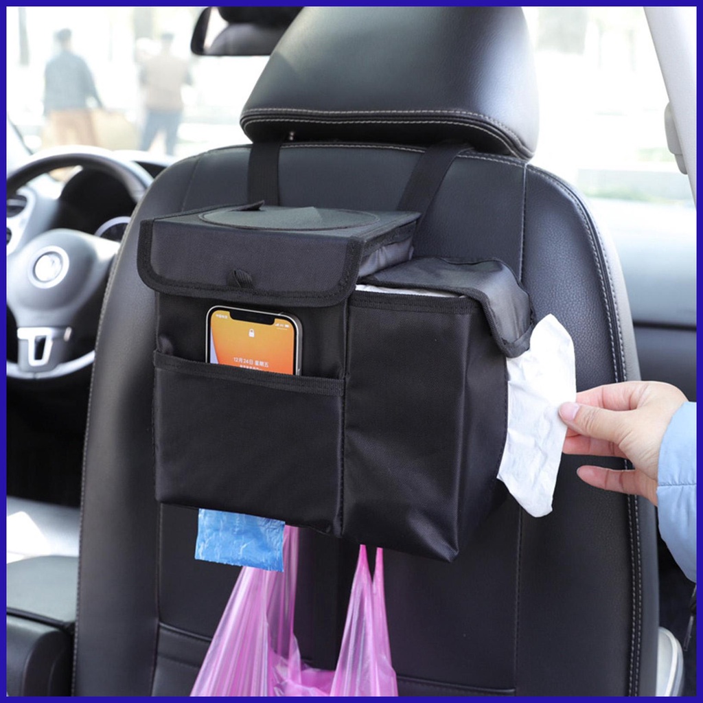 Thùng Đựng Rác Chống Rò Rỉ Có Túi Đựng Chống Nước Cho Xe Hơi