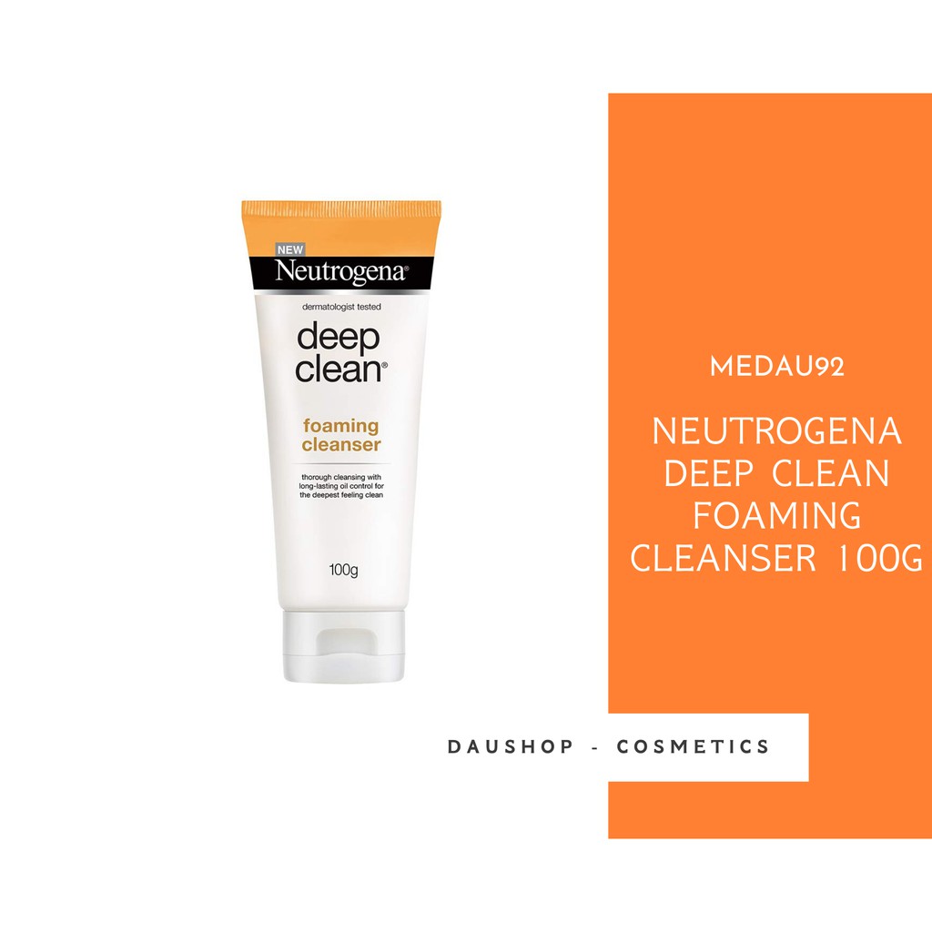 Sữa rửa mặt Neutrogena Deep Clean Foaming Cleanser 100g