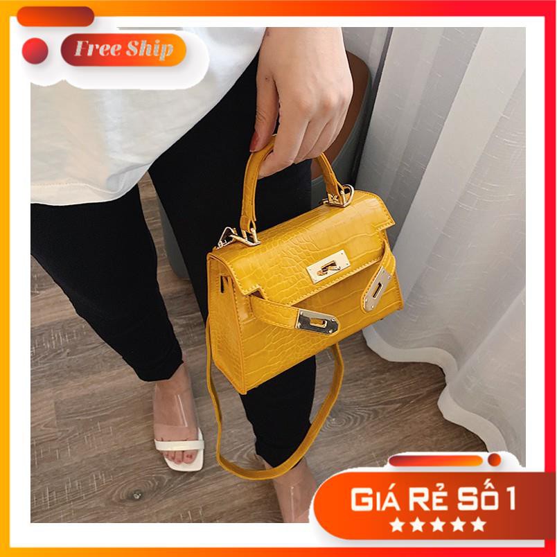 Túi Xách Đeo Chéo HM Kiểu Dáng Công Sở Thời Trang Chất vân rắn Cao Cấp Bền Đẹp