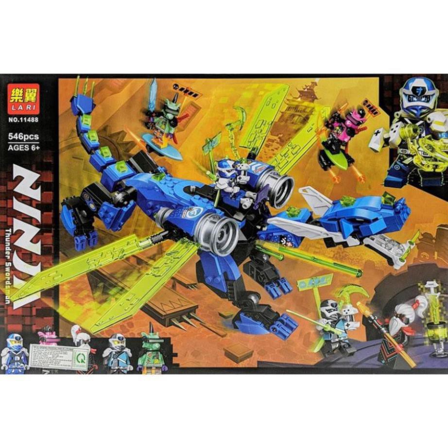 [Khai trương giảm giá] Đồ chơi  - 546 miếng ghép lắp ráp LEGO NINJA - Xếp hình Ninja rồng
