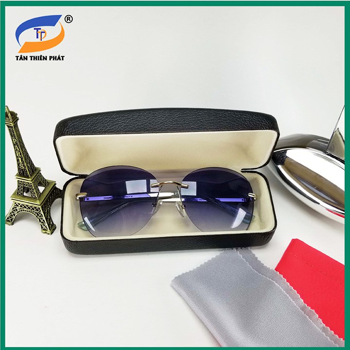 Mắt kính mát thời trang nữ - Bảo hành 12 tháng - Đủ bộ hộp đựng kính như hình