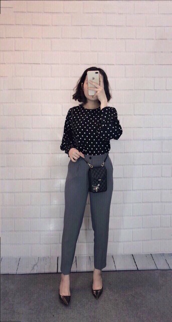Quần Tây baggy hiệu Karen Milen