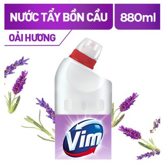 Vim vệ sinh tẩy rửa trắng sáng oải hương chai 880ml