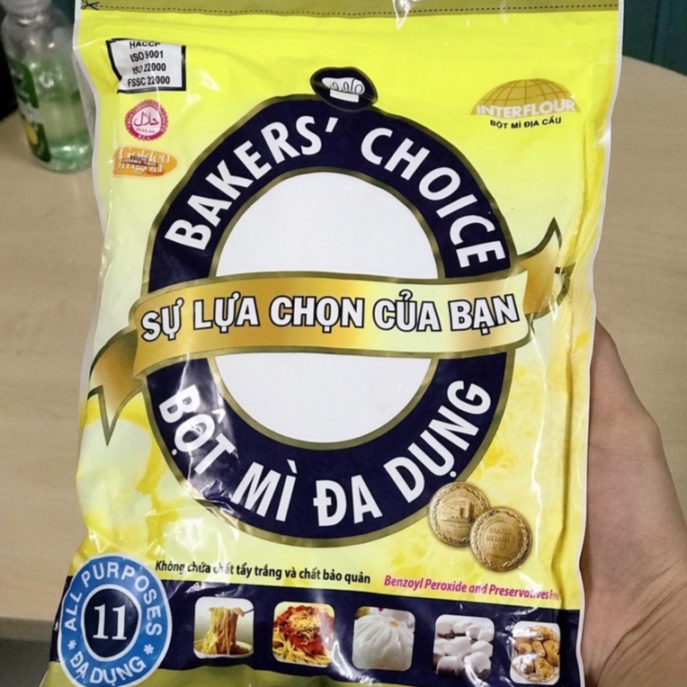 Bột mì bakers choice chiếc lẻ 1Kg, 200g, 300g, 500g