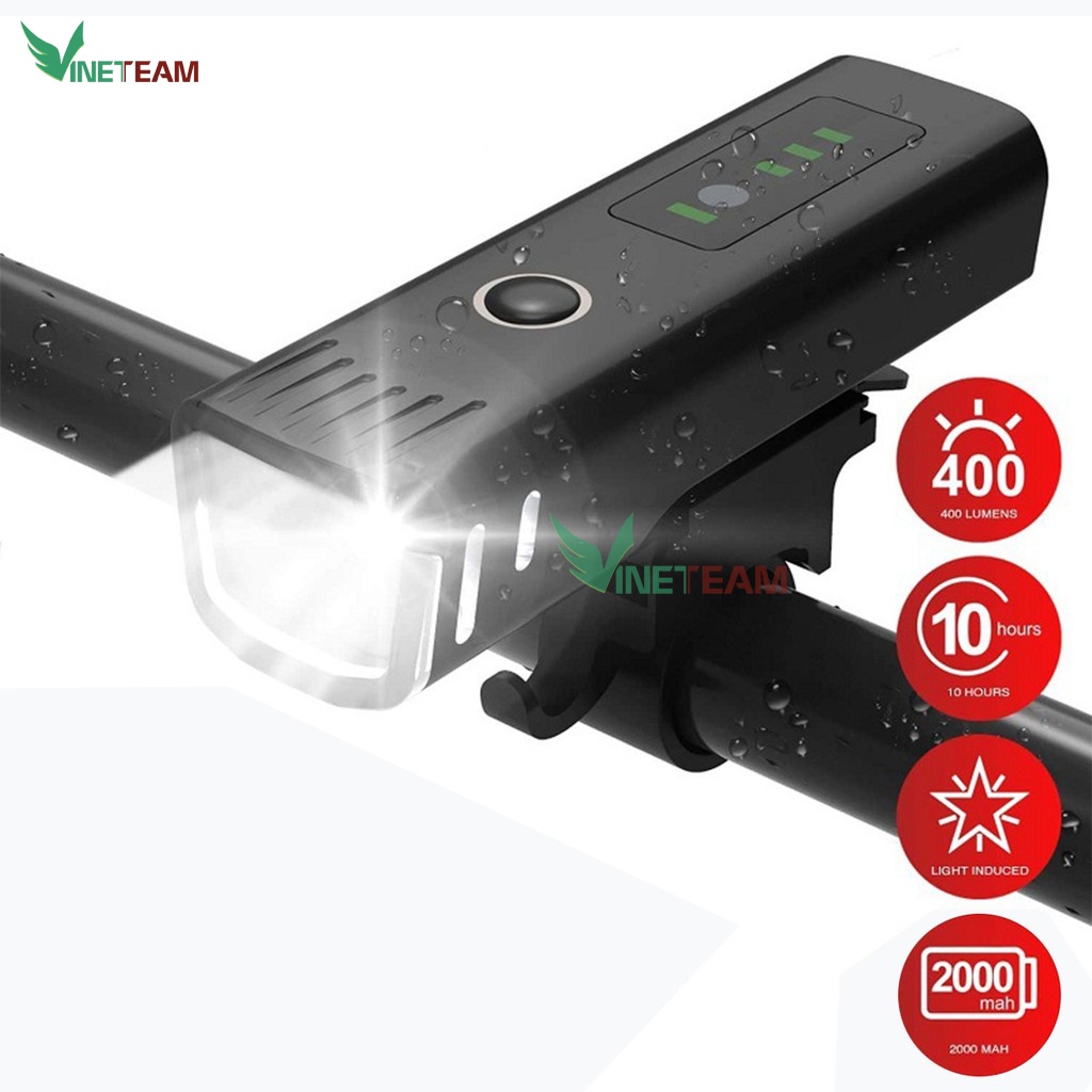Đèn Pha Xe Đạp Siêu Sáng 4 Chế Độ Có Thể Sạc Được EOS200 -DC4353