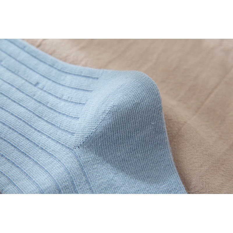 Tất Nữ ❤️FREESHIP❤️ Tất Nữ Cổ Cao Thêu Hoa Cúc Phong Cách Vintage Hàn Quốc ❤️ Tất Cổ Cao cotton len tăm Mẫu T01