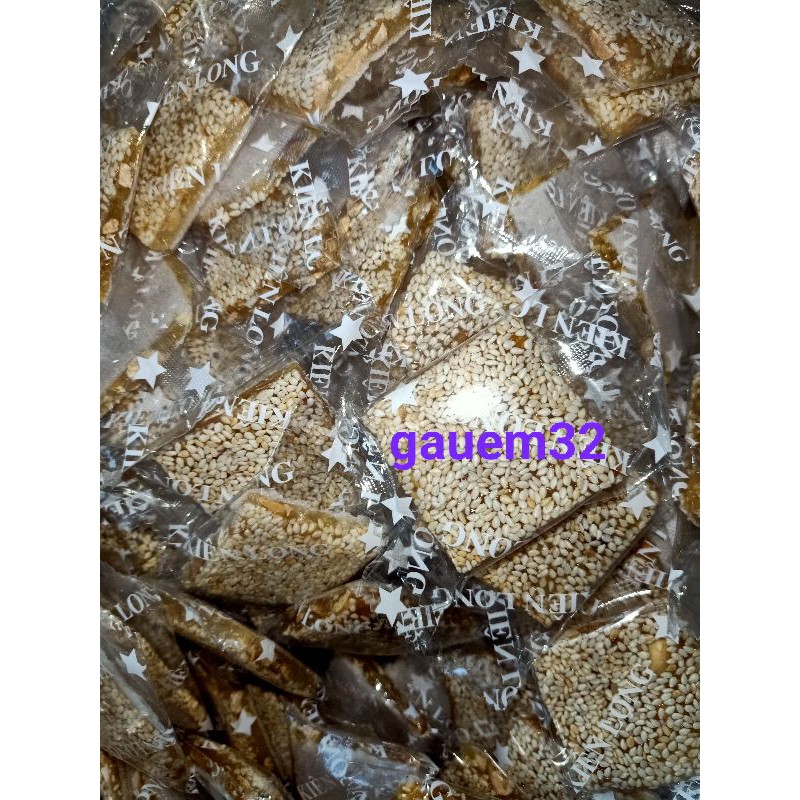 Kẹo mè xửng bánh tráng vuông-1Kg