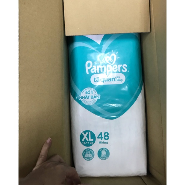 Thùng 3 Gói Tã Quần PAMPERS Giữ Dáng M180/L162/XL144