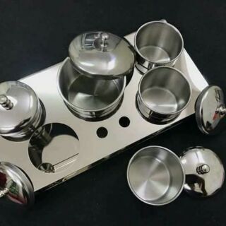 Set 5 hũ đựng lưu huỳnh