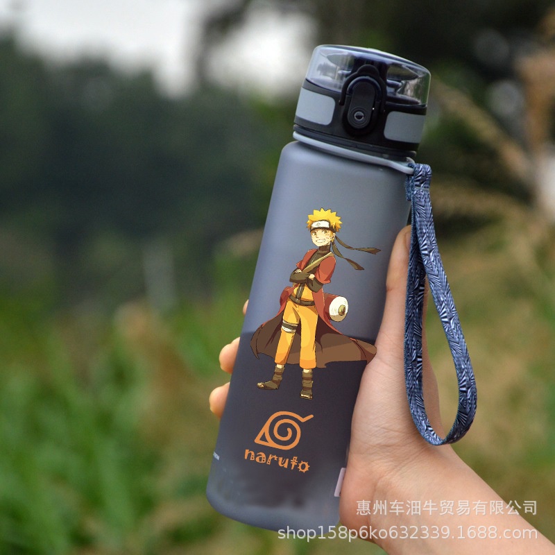 Bình Nước Giữ Nhiệt Bằng Thép Không Gỉ Họa Tiết Anime Naruto Uzumaki Naruto Sasuke