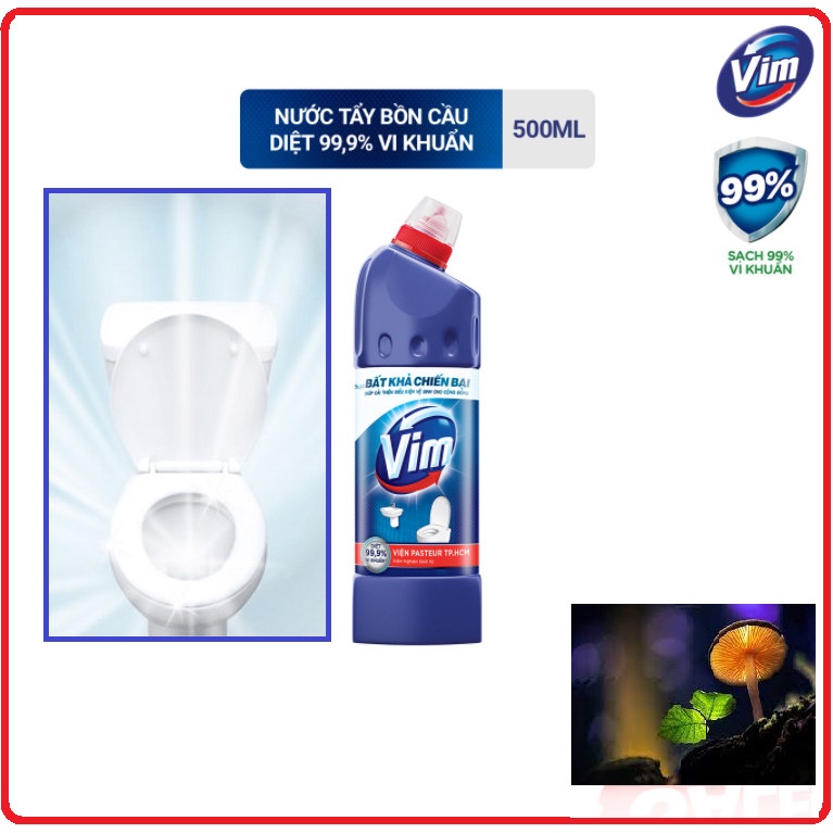 Chất Tẩy Rửa Bồn Cầu Vim 500ml/900ml Diệt Khuẩn