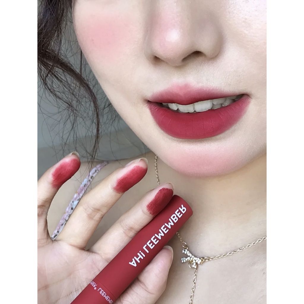 Son Kem Lì Hiệu Leemember/Gấu Nhỏ Nhắn Lên Màu Chuẩn Đẹp NB01ND12