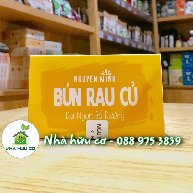 Bún rau củ tổng hợp các vị Nguyên Minh - Mì rau củ/Bún rau củ cho bé ăn dặm - Nhà Hữu Cơ