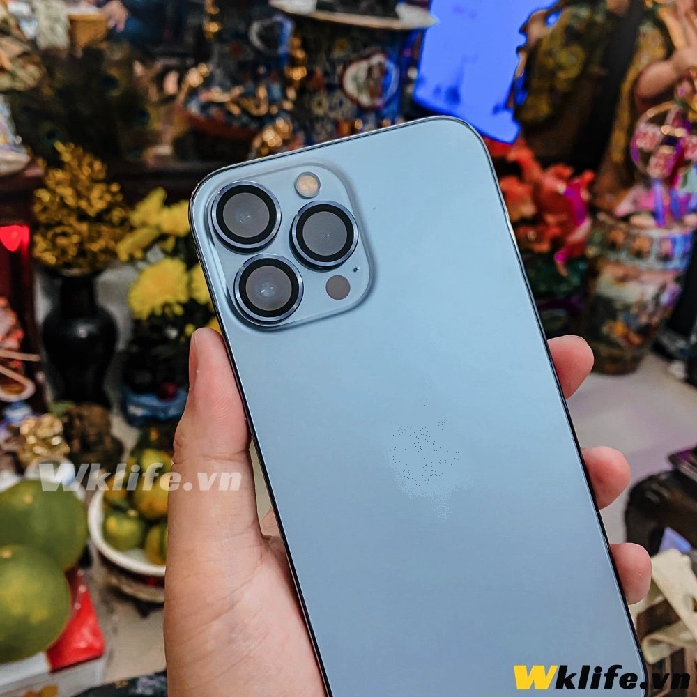 Viền (vòng) chụp camera liền kính cường lực bảo vệ camera iphone 13 13 promax (13 pm pro max) siêu trong suốt