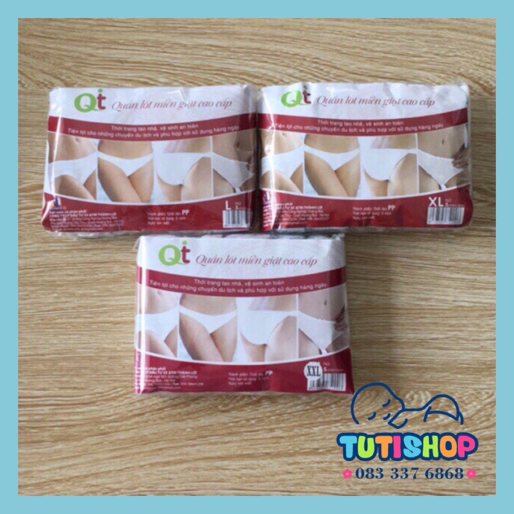 Túi 5 Quần lót giấy sau sinh hoặc đi du lịch, tiện lợi sạch sẽ, dễ sử dụng | BigBuy360 - bigbuy360.vn