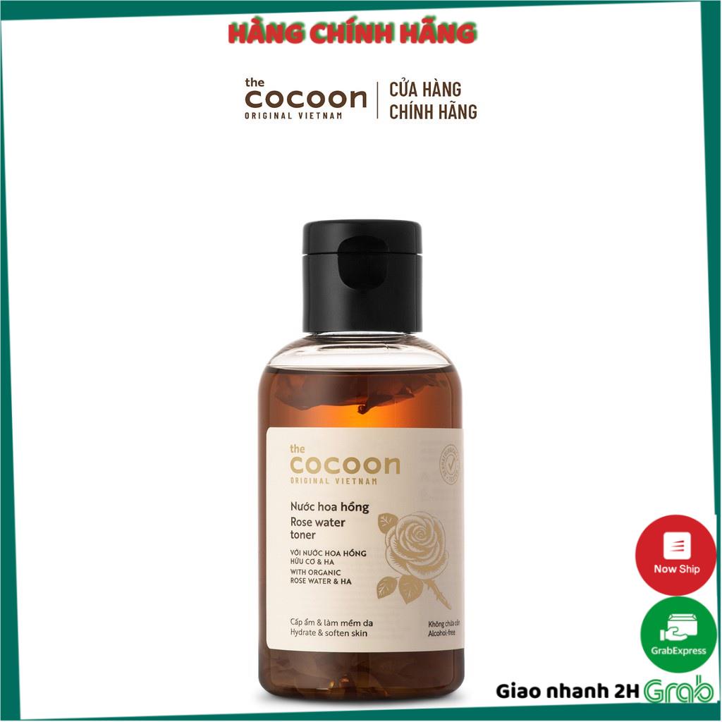 Nước hoa hồng (toner) Cocoon cấp ẩm &amp; làm mềm da 140ml