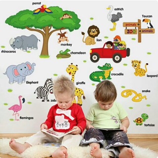Decal dán tường mẫu cây đa