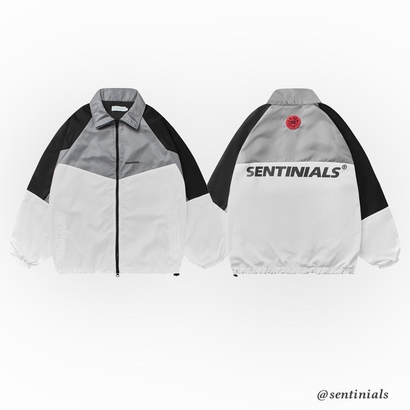 [ẢNH THẬT] Áo Khoát Dù SENTINIALS Unisex  Bomber Ulzzang 2 lớp Phối Màu  Nam Nữ đều mặc được