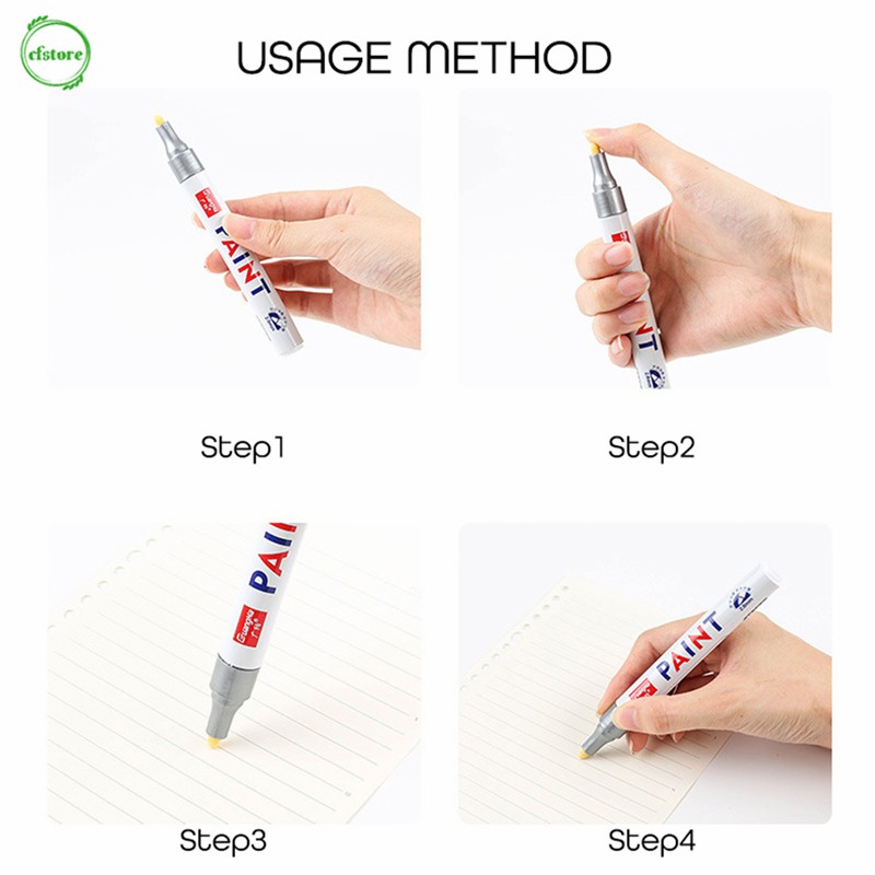 Bút đánh dấu lốp xe xe hơi 11 màu lựa chọn chống nước