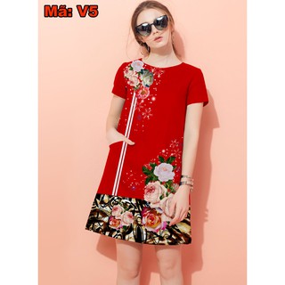 Đầm nữ dáng suông dạo phố siêu đep