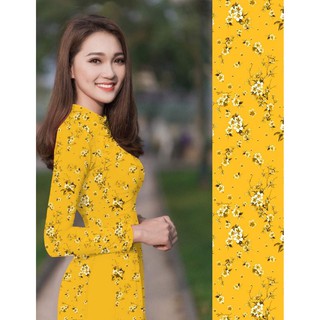 ÁO dài lụa nhật in 3d Điệu Đà