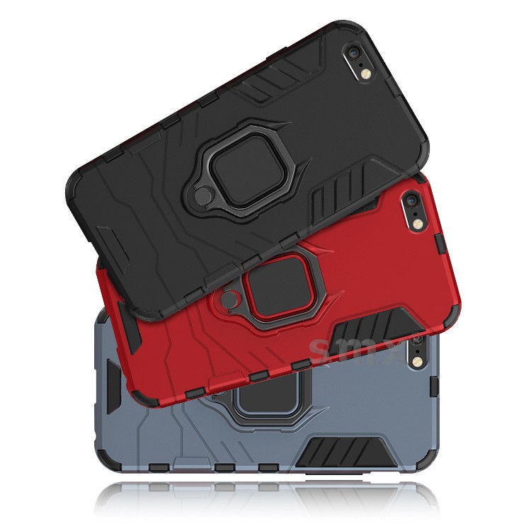 Iphone 7 / Iphone 8 / iphone SE 2020 - Ốp lưng Iron Man chống sốc kèm Iring cực chất