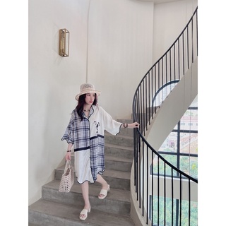 VÁY NGỦ LỤA LƯỢN SÓNG - THỎ CARO
