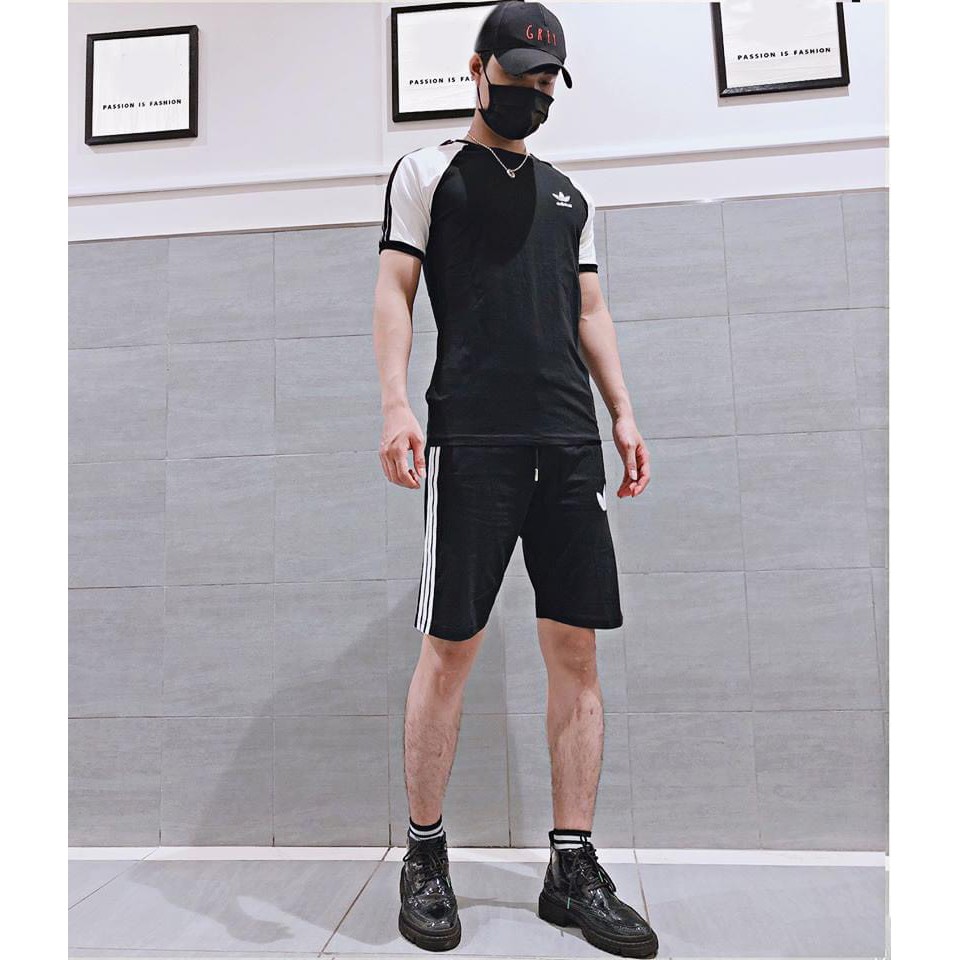 Bộ Thể Thao Nam Hè,Chất Cotton Co Dãn 4 Chiều Cực Mát,Cực Đẹp, In Logo Chắc Chắn | BigBuy360 - bigbuy360.vn