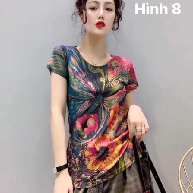 [HÀNG ORDER] Áo thun nữ hoạ tiết in 3D hai mặt cực phong cách  hàng nhập QC cao cấp kèm ảnh thật minh hoạ | BigBuy360 - bigbuy360.vn