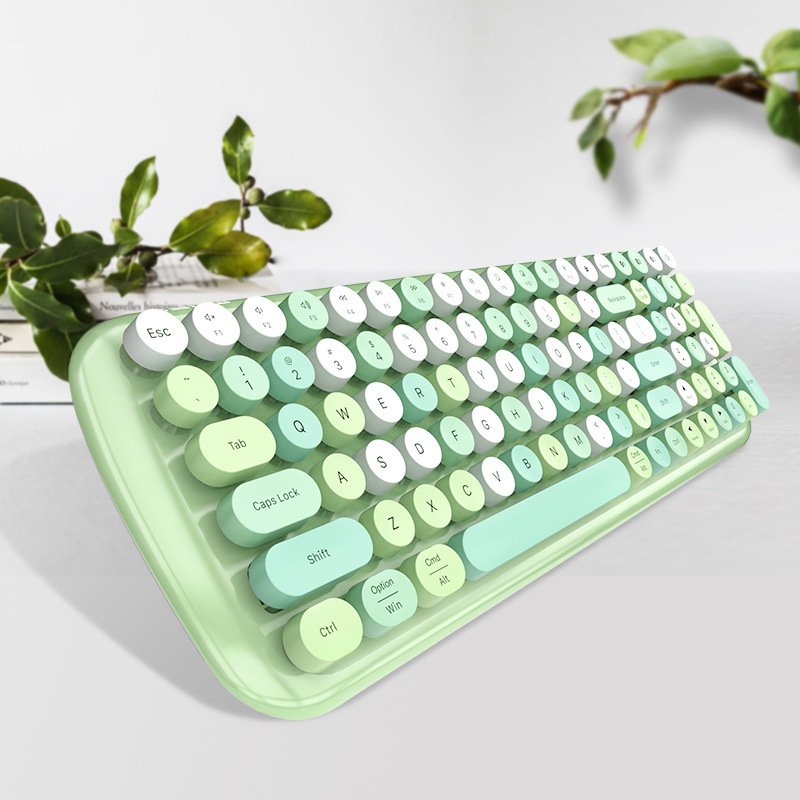 MOFII BT - Bàn phím Không dây Mofii BT 100 Phím Keycap Hình tròn Mini dành cho Điện thoại, máy tính, laptop, tivi