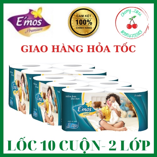 ☘️Lốc 10 cuộn GVS Emos