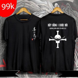 [HOT] Áo Râu Trắng - áo thun One Piece được yêu thích, cực đẹp cực ngầu giá tận xưởng