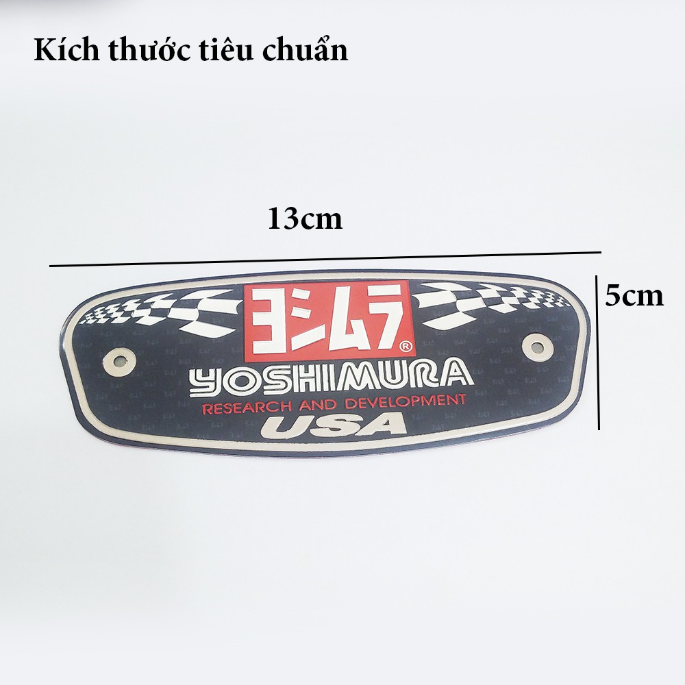 Tem dán pô xe, dán cản pô xe - Nhôm nổi JH120