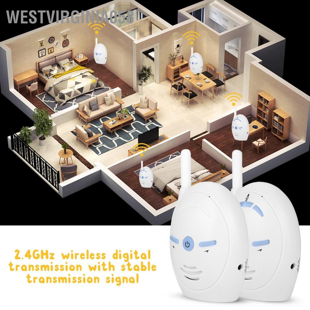 Có thể bán buôn Âm thanh kỹ thuật số không dây 2.4GHz Màn hình cho bé Máy ảnh liên lạc nội bộ Nanny Báo động điện tử Hàng giao ngayWestvirginia058