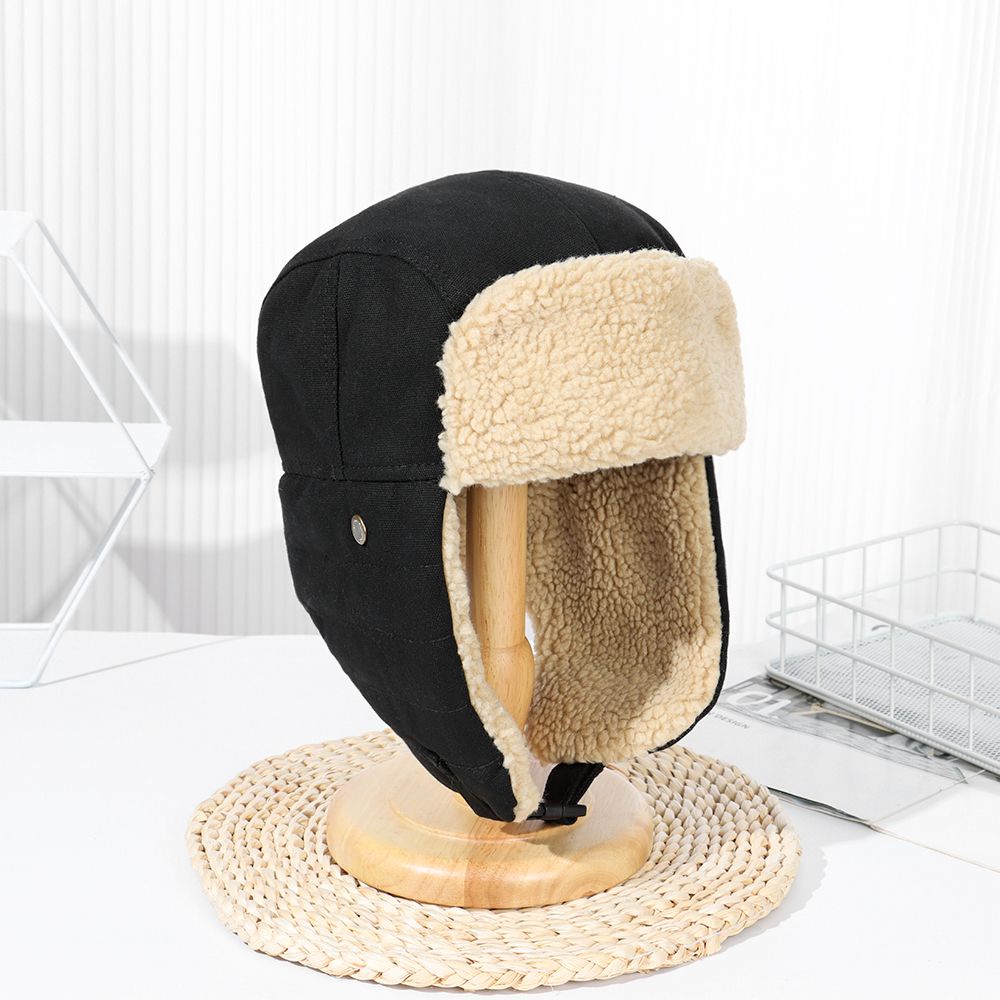 Mũ len trùm tai giữ ấm mùa đông nhiều màu thời trang cho nam và nữ