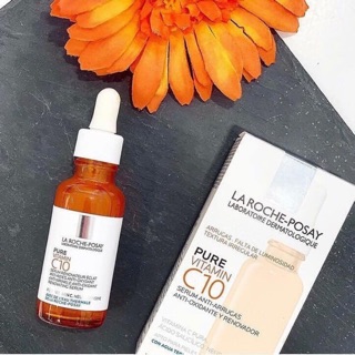 [Hàng Pháp Chuẩn] LAROCHE POSAY PURE VITAMIN C10- vitamin C nguyên chất cho da nhayh cảm