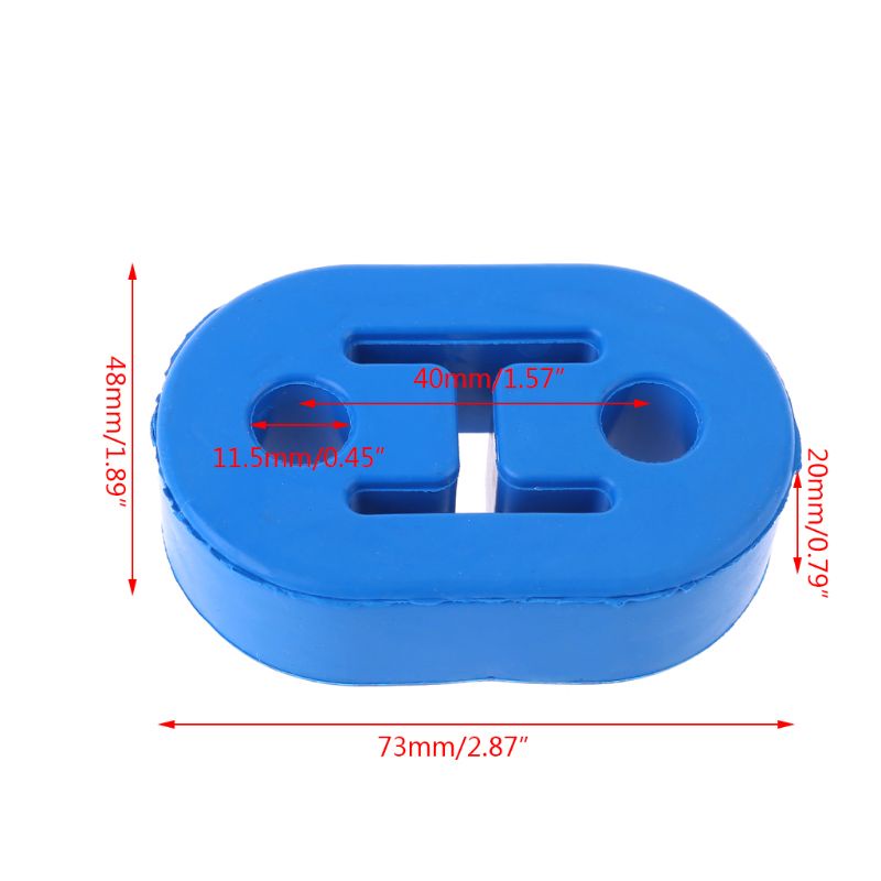 Bộ 2 Giá Đỡ Ống Xả Khí Thải Bằng Cao Su Chịu Được Sức Nặng Cho Xe Hơi