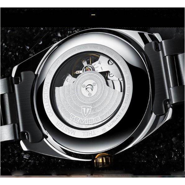 ĐỒNG HỒ NAM LỘ MÁY AUTOMATIC CHÍNH HÃNG HIỆU TEVISE T795-001 DÂY INOX NGUYÊN KHỐI (TẶNG KÈM HỘP) | BigBuy360 - bigbuy360.vn