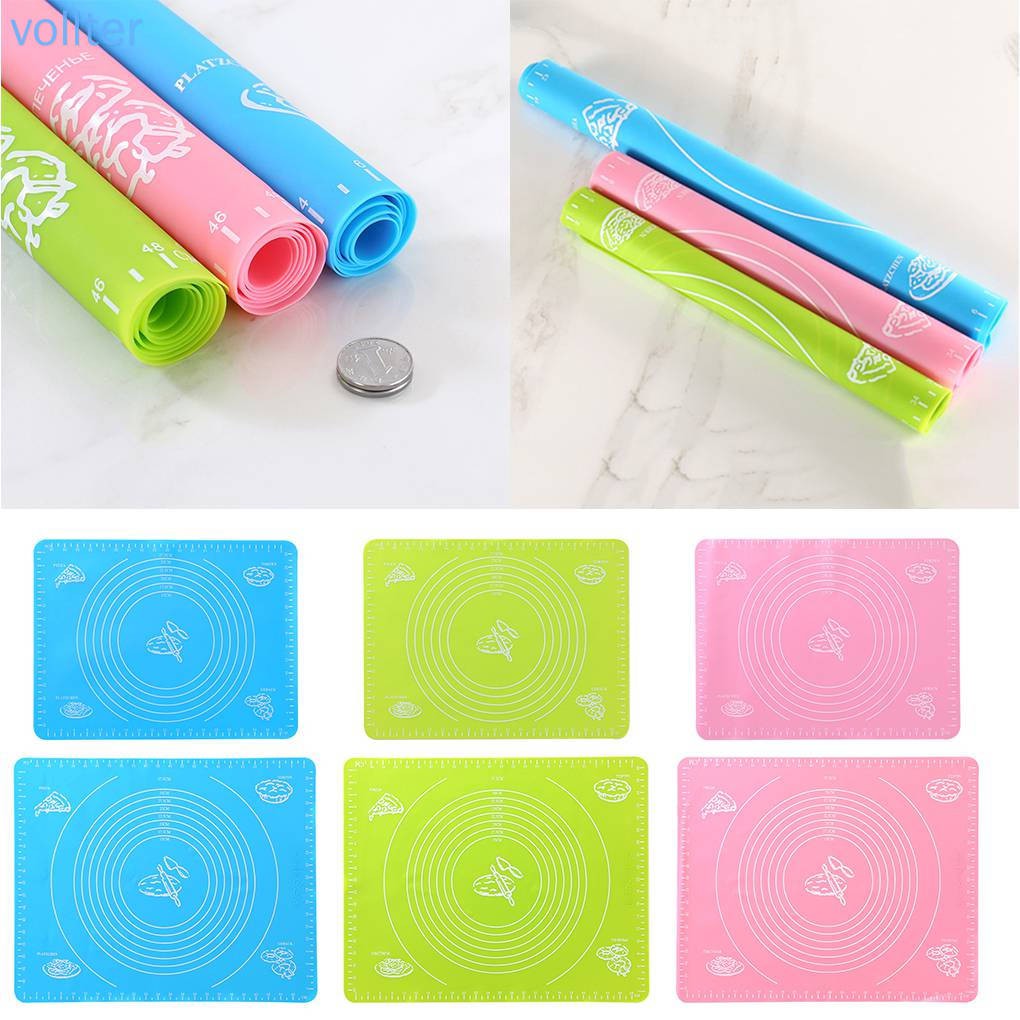 Thảm Lót Silicon Chống Dính Tiện Dụng Cho Nhà Bếp 50x40cm