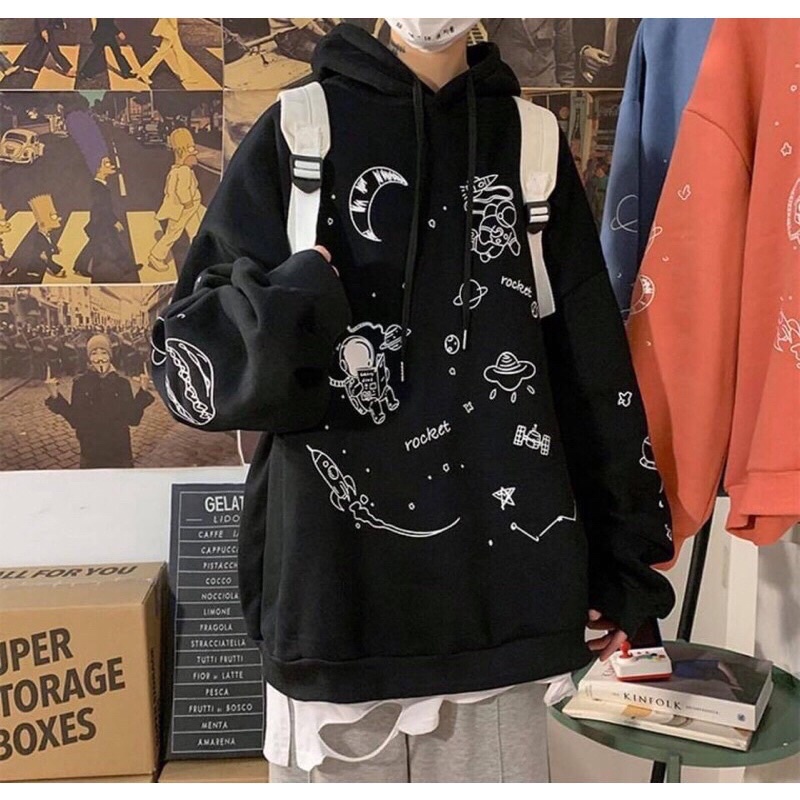 [VIDEO ẢNH THẬT] Áo Hoodie Trái Đất Chất Nỉ Dày Đẹp Fomm To Unisex Nam nữ- Áo Nỉ Có Mũ | BigBuy360 - bigbuy360.vn