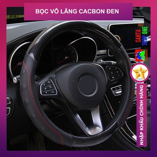 [GIÁ SỐC] Bọc Vô Lăng Da Ô tô Họa tiết Màu Đen - Hàng Đẹp, Ôm Khít Phù hợp với hầu hết xe du lịch - Sky shop