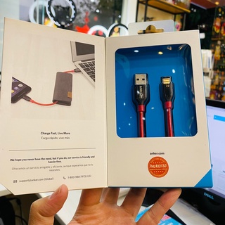 Cáp Anker Type C Dài 0,9M PowerLine+ 3.0 A8168 (Đỏ)