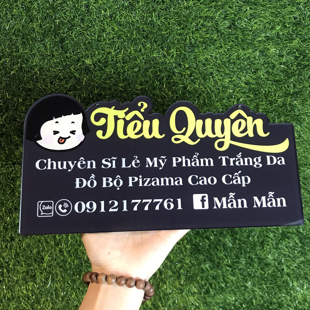 Bảng Mica trang trí - Bảng hiệu treo cửa hàng - Bảng hiệu theo yêu cầu