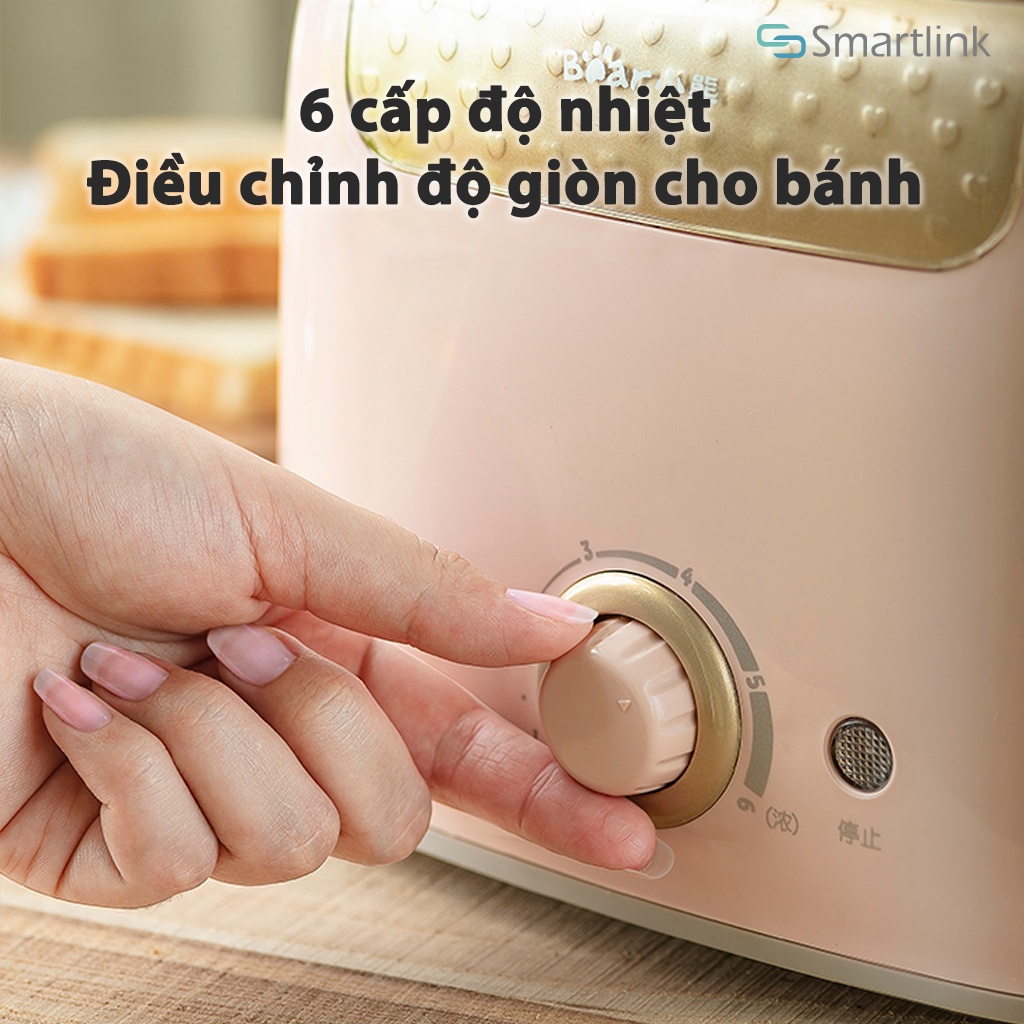 [Mã ELHADEV giảm 4% đơn 300K] Máy Nướng Bánh Mì Sandwich Đa Năng Bear DSL-601 - Hàng Chính Hãng - Bảo Hành 18 Tháng